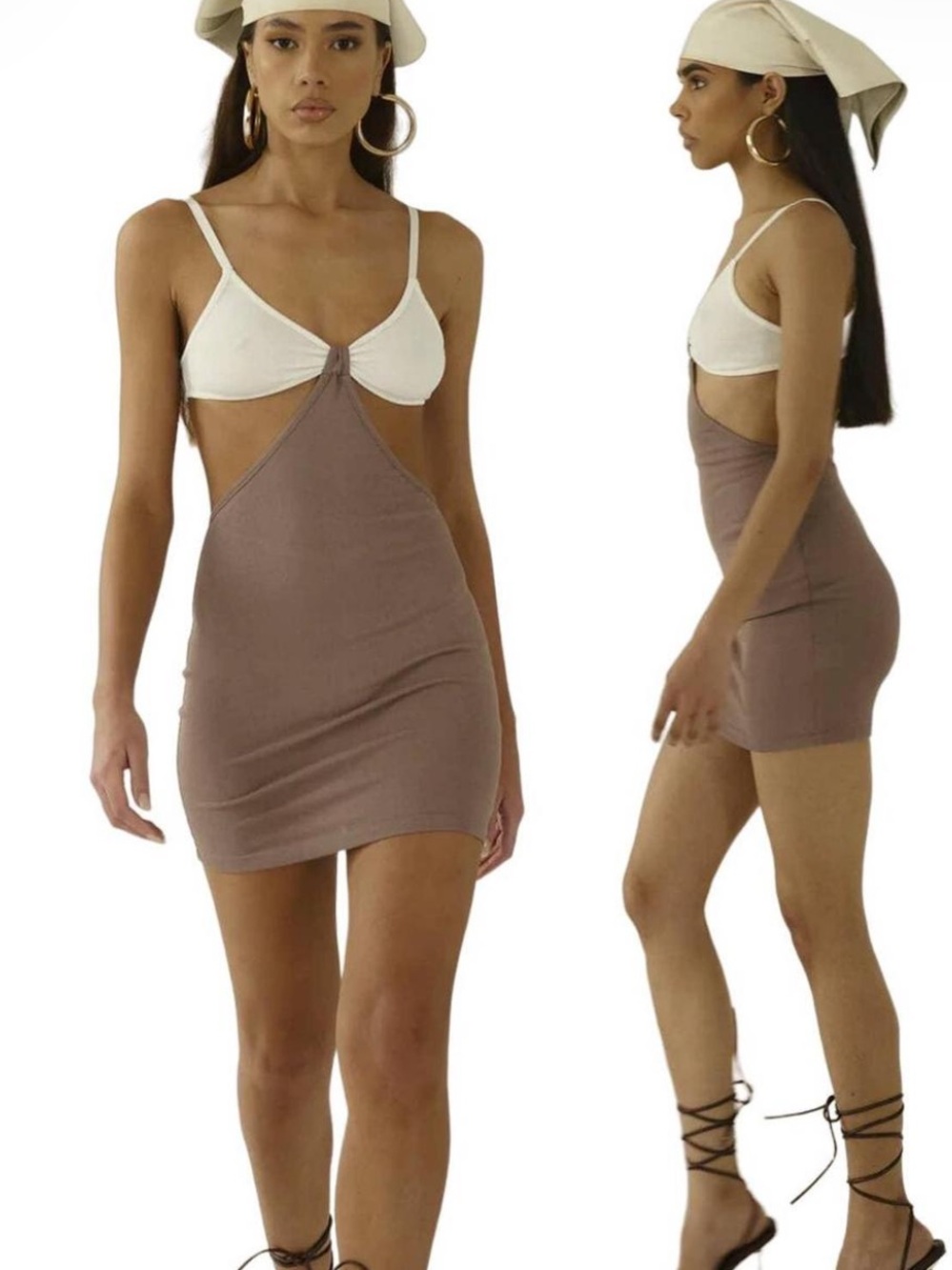 Sisters&Seekers Bunny two-tone dress